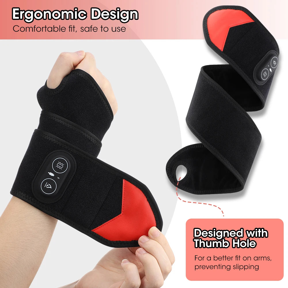 Heatroo Pulse: red light & vibration wrist support